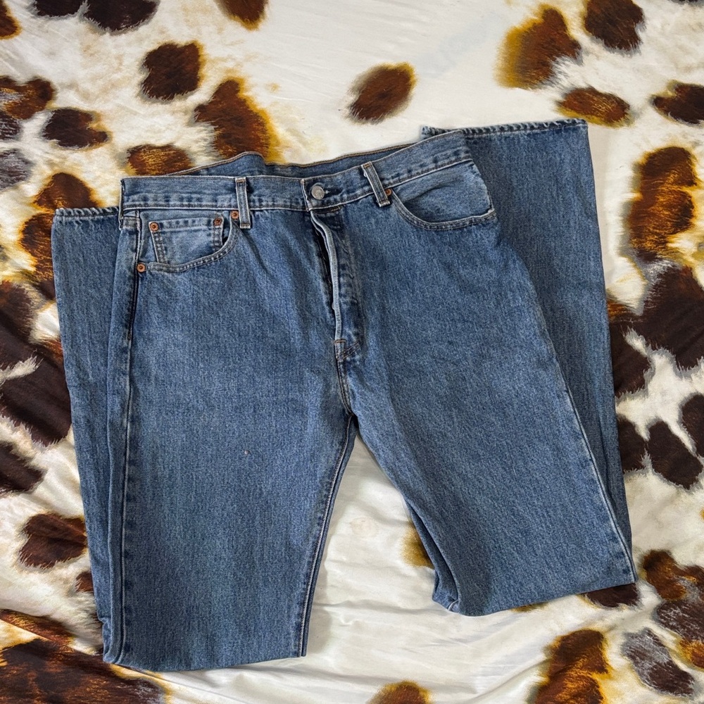 Levi's Men's Blue Relaxed Straight Jeans